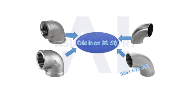 Cút inox 90 độ | Cấu tạo | Hàng sẵn kho