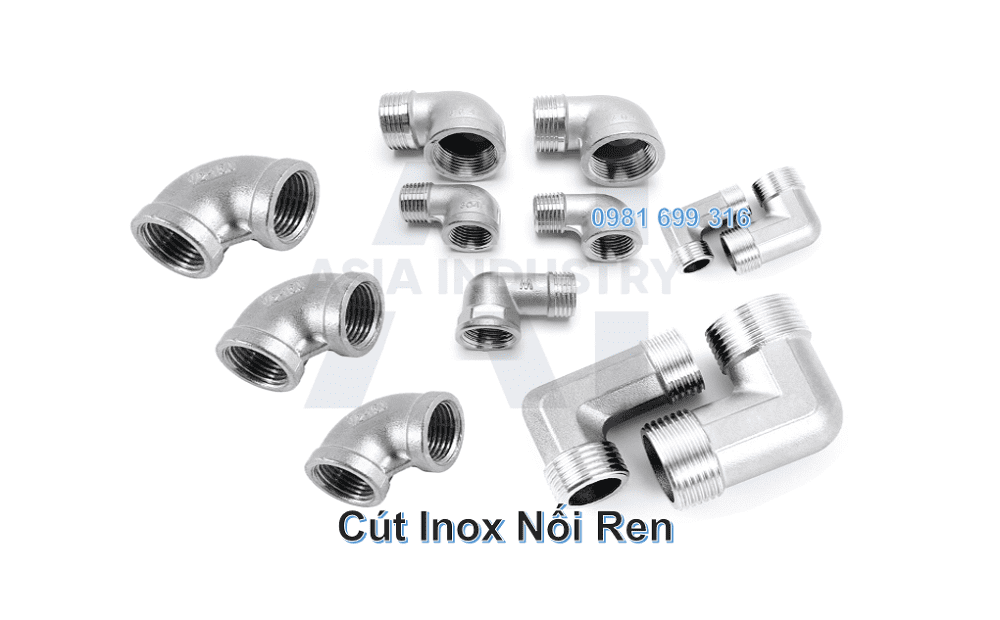 cút inox nối ren 1