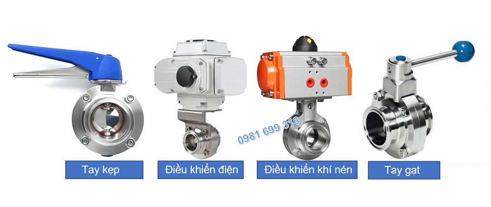 van bướm vi sinh nối clamp 3