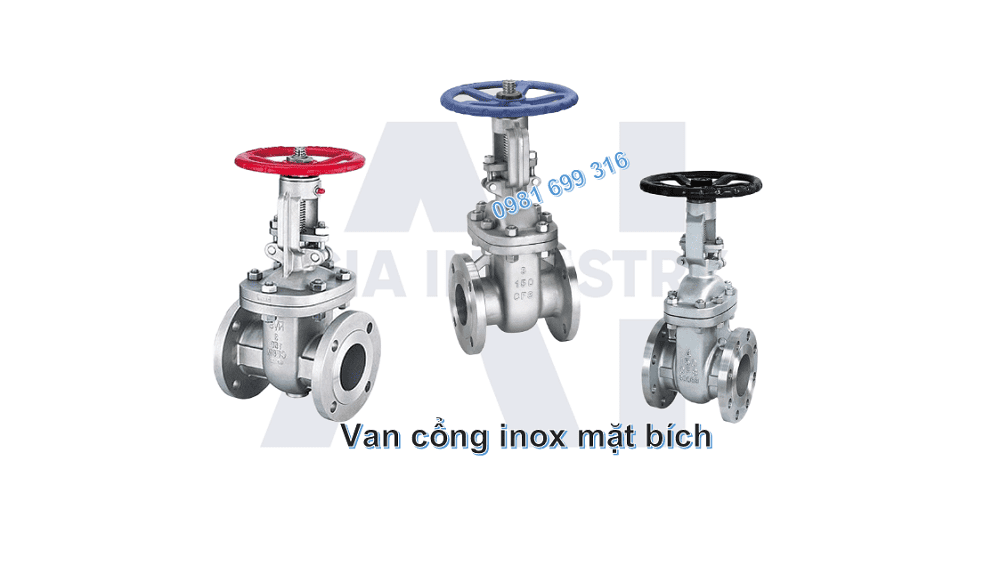 van cổng inox mặt bích 1