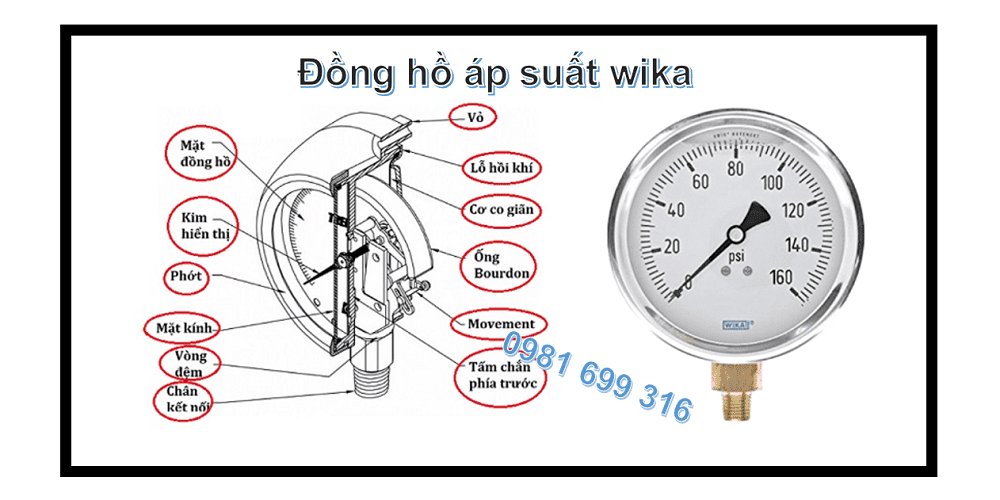 đồng hồ đo áp wika 2