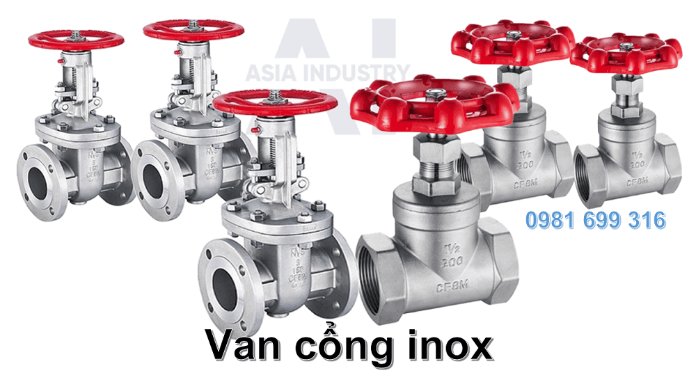 van cổng inox 1