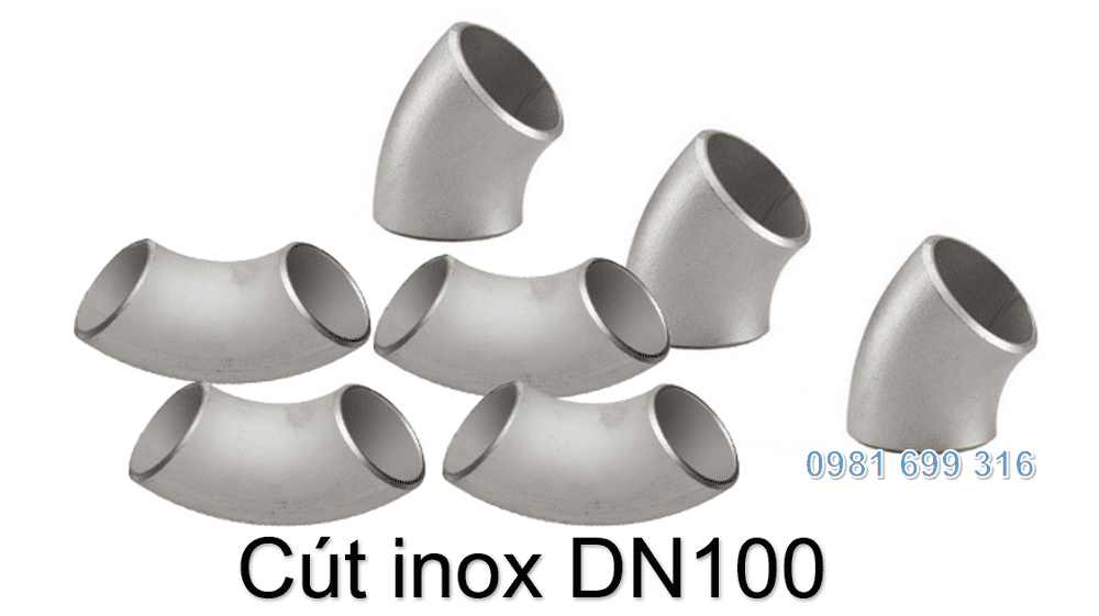 cút inox DN100 1