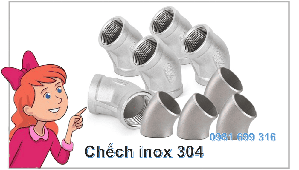 chếch inox 304 1