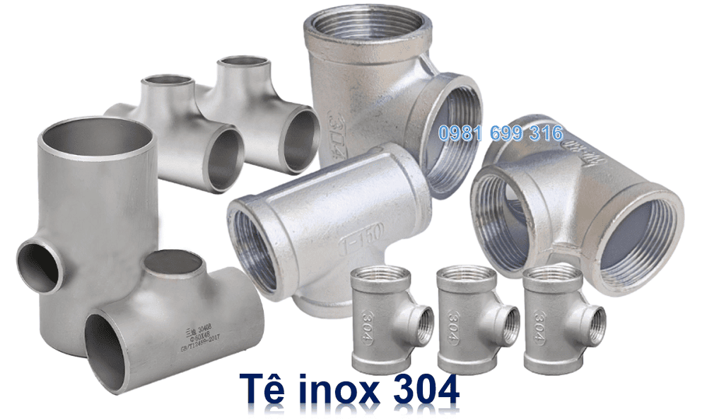 tê inox 304 1