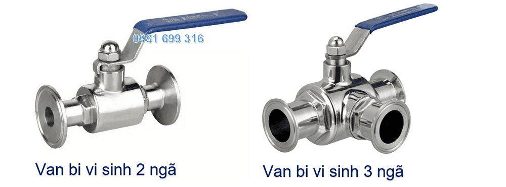 van bi vi sinh nối clamp 3