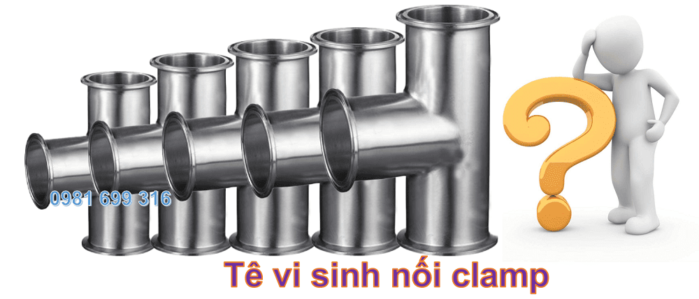 tê vi sinh nối clamp 1