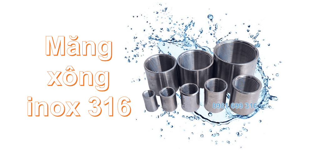 măng xông inox 316 1