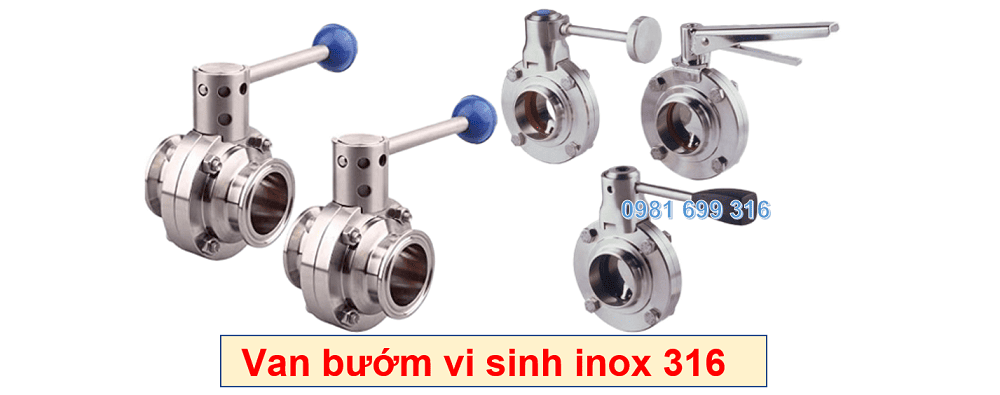 van bướm vi sinh inox 316 1