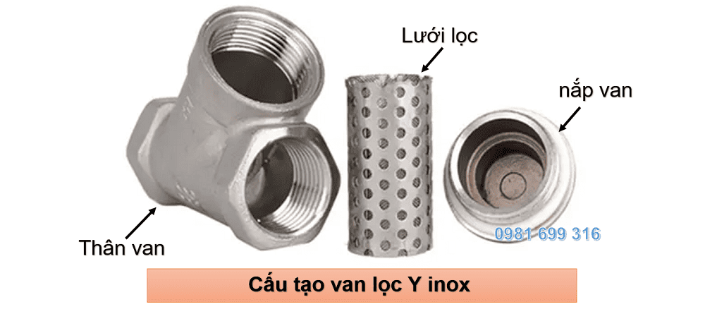 van lọc y inox 2