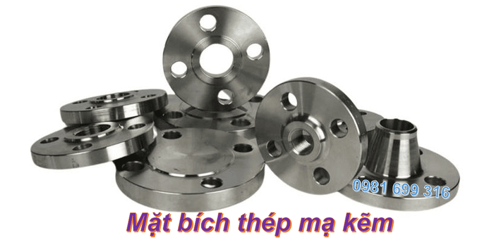 mặt bích thép mạ kẽm 1