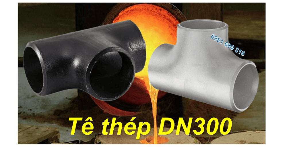 tê thép DN300 1