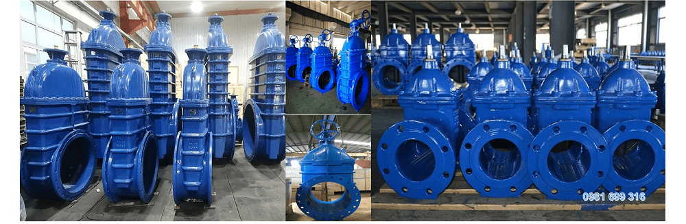 van cổng gang DN400 3
