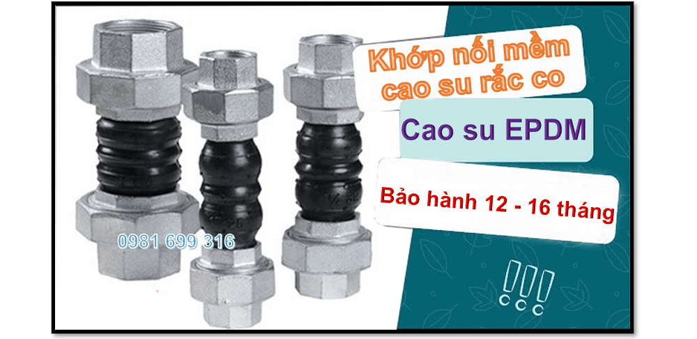 khớp nối mềm cao su rắc co 1