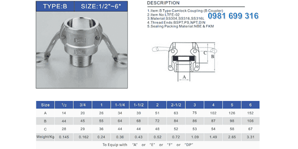 Khớp nối nhanh 4