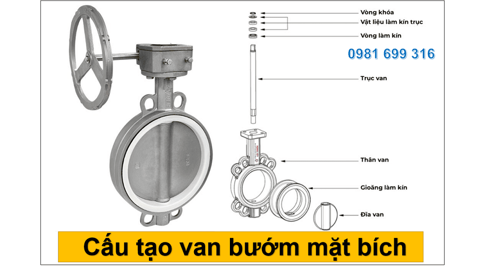Van bướm mặt bích 2