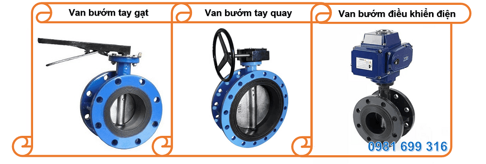 Van bướm mặt bích 3