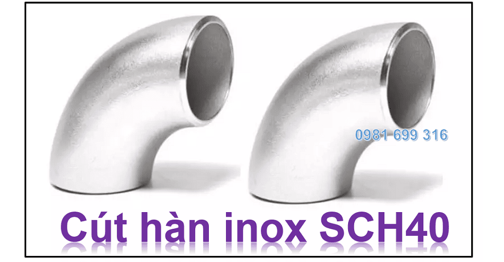 Cút hàn inox sch40 2
