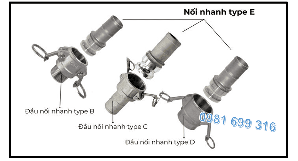 Khớp nối nhanh type E 2